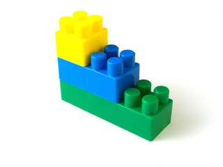 Obraz premium toy brick piramide