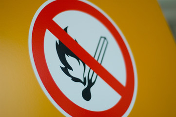 no fire sign