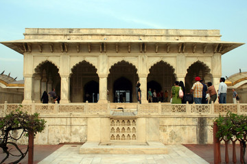 Obraz premium agra fort temple