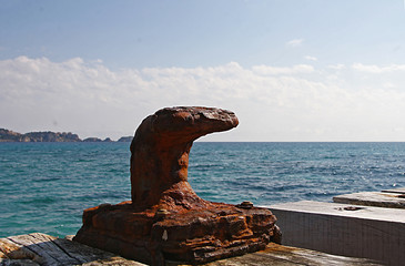 verrostete anlegestelle