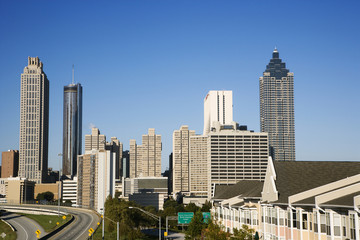 Fototapeta na wymiar Panoramę Atlanta, Georgia.
