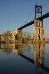 pont suspendu - tonnay-charente