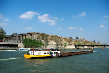 Obraz premium spring in paris, the seine