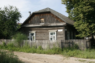 Fototapeta na wymiar russian house