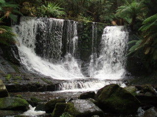horse shoe falls, tasmania