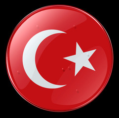 turkey flag button