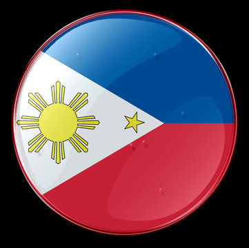 philippines flag button