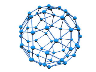blue molecule - 3007370