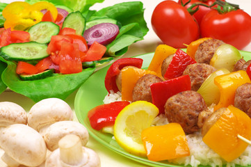 dinner - kebab