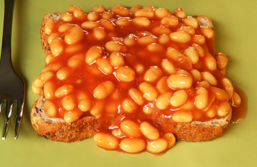 baked beans on toast