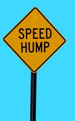 speed hump sign