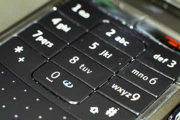 Fototapeta na wymiar cellular keyboard