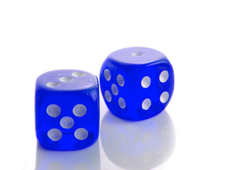 blue dice