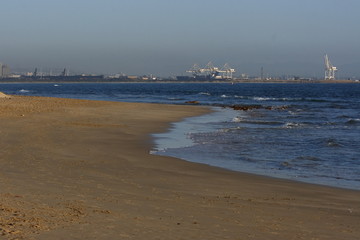 beach early in the morning