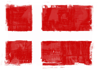 flag of denmark - obrazy, fototapety, plakaty