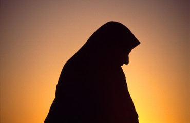 arab wife woman with veil