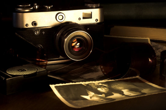 old film photo camera