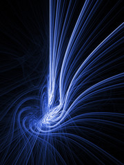 blue light rays
