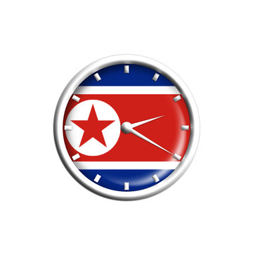 north korean clock