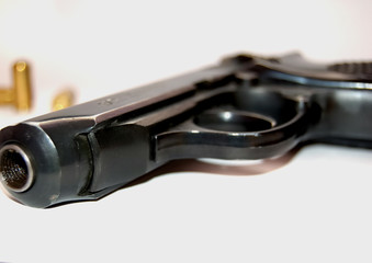 pistol isolated
