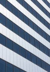 windows of the bank office