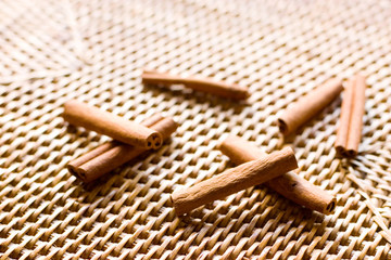 cinnamon on rattan