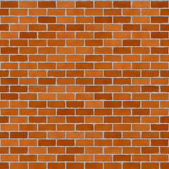 red brickwall, seamlessly repeat pattern
