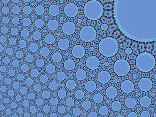 blue abstract background with stars rows