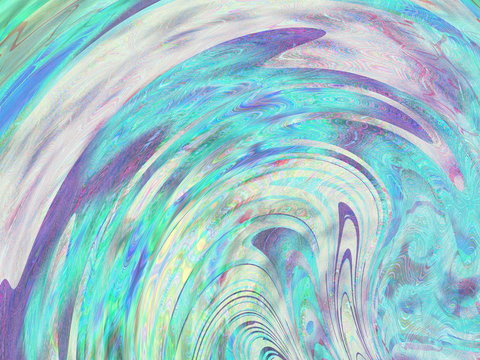 Multicolored Wavy Abstract Background