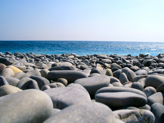 plage de galets © Uolir