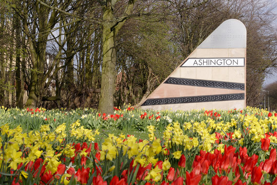 ashington  town, entrance