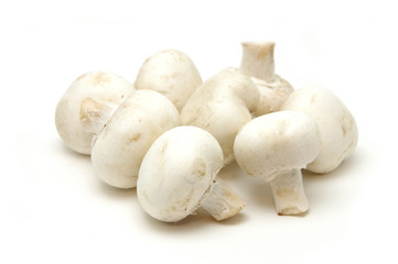 close up of button mushrooms