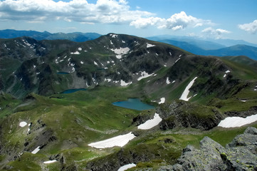 lakes in rila mountain, bulgaria