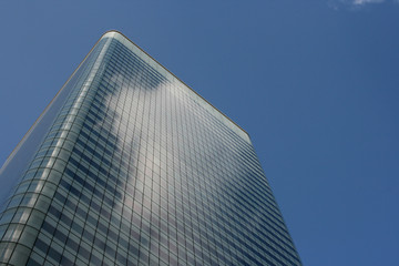glass office tower