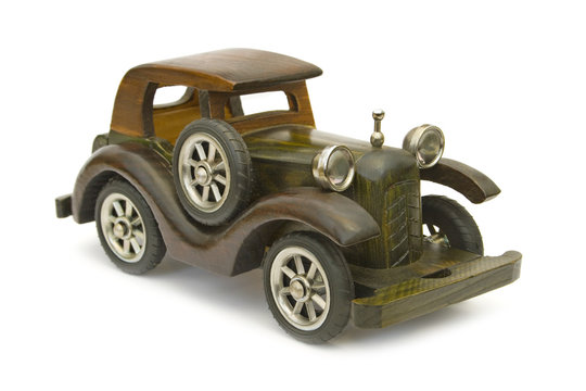 retro wooden car (toy)