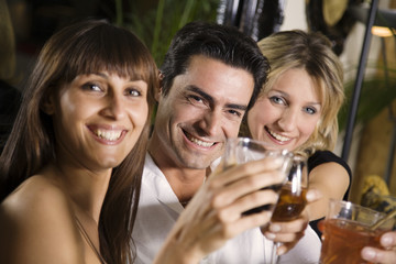 friends at a restaurant