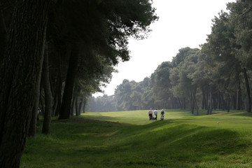 Fototapeta na wymiar golf w Riva dei Tessali oczywiście golf, włochy