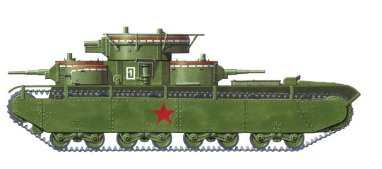 t-35 very heavy tank