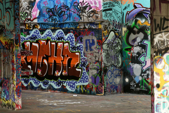 wall of graffiti