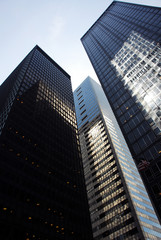 Fototapeta na wymiar biurowiec highrise w Nowym Jorku