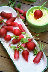 radishes for a light snack