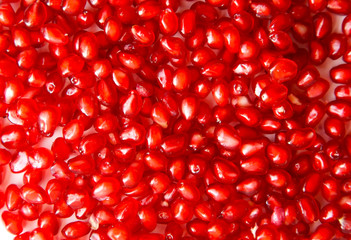 grains of pomegranate