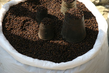 coffee on a market