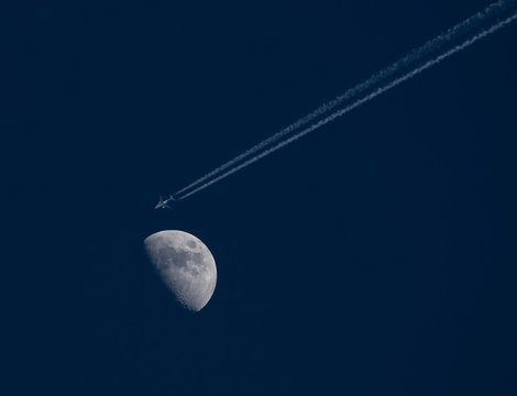 flying to the moon
