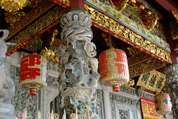 Obraz premium frontage of old chinese temple