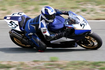 Fotobehang Motorsport motorbike race
