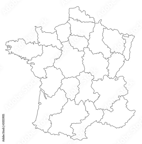 Frankreich Karte Ohne Beschriftung