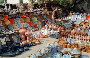 Fotobehang Tunesië tunesië - toeristenmarkt