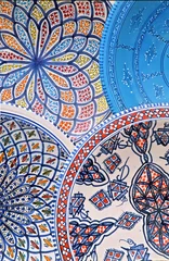 Schilderijen op glas tunesië platen © KaYann