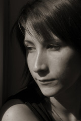 Fototapeta premium femme triste